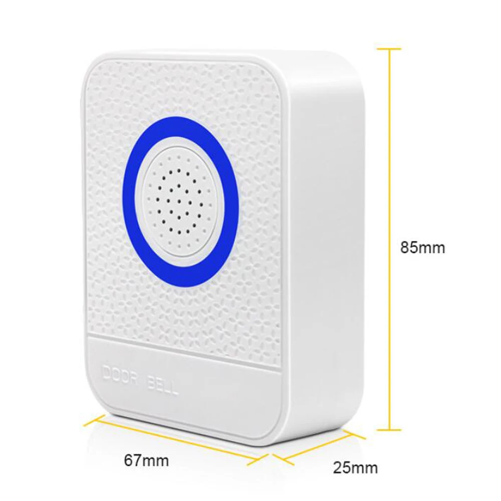 DC 12V Wired Doorbell Wire Access Control Wire Door Bell External Wired Doorbell Loud Ding-dong Ringtones