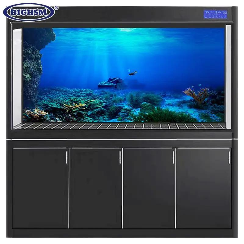 1Pcs Fish Tank Background Decorative Painting Plants HD Aquarium Landscape Sticker Ocean Sea Plants Backdrop Decor