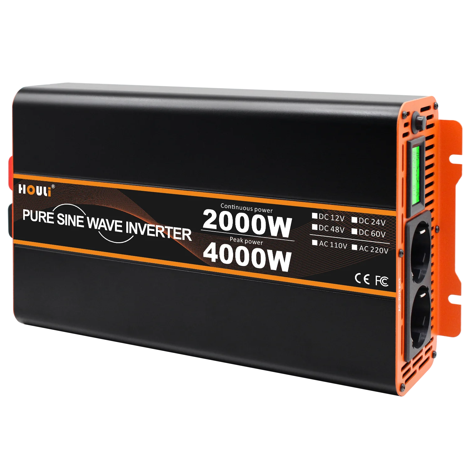 Remote Control Pure Wave Inverter 4000 Watt Solar Inverter Inverter 12V 24V 48V 120V 230V 4000W Inversor De Onda Pura