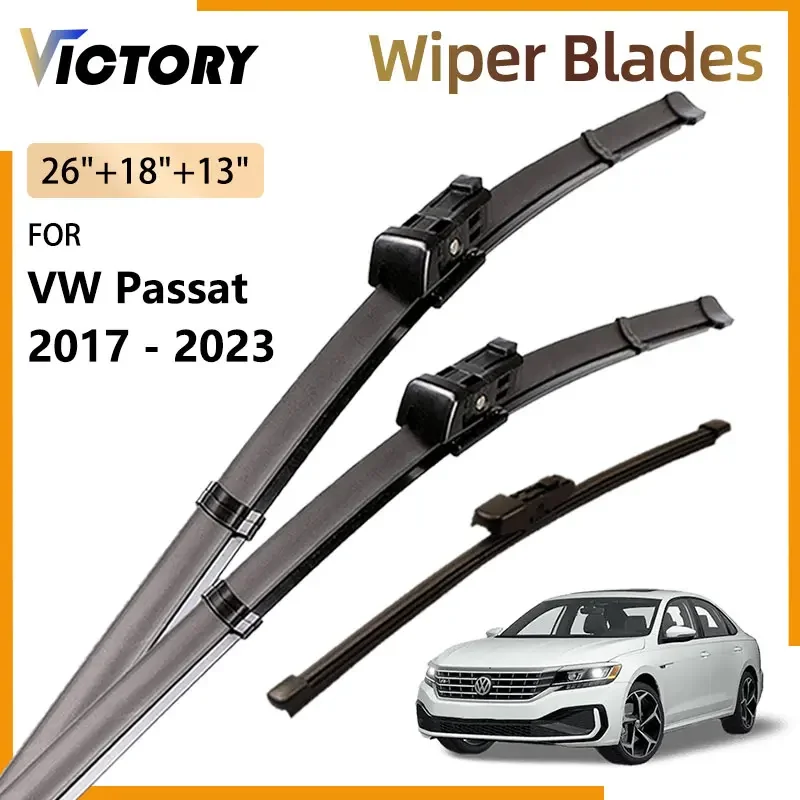 

Front Rear Wiper Blades For Volkswagen VW Passat B8 Variant 2017 - 2023 2022 2021 2020 2019 2018 Windshield Windscreen Brushes