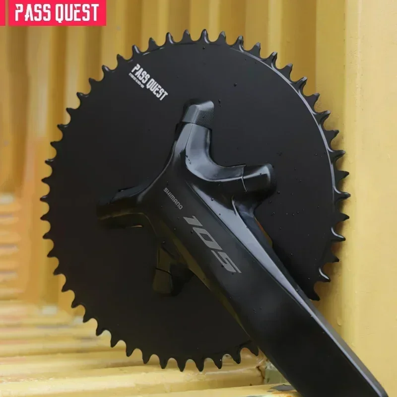 PASS QUEST  R7100 110BCD (4-bolt AERO) Completely closed Round Narrow Wide Chainring