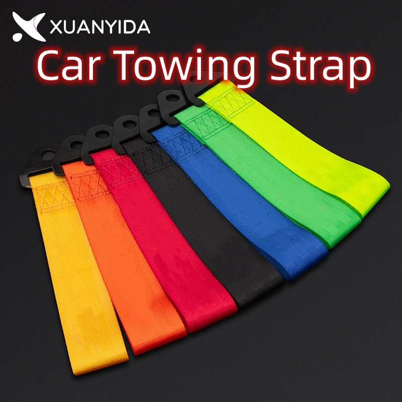 

Universal Tow Strap For Car High-Strength Car Racing Tow Ropes Auto Trailer Ropes Auto Trailer Ropes Bumper Trailer Towing Strap