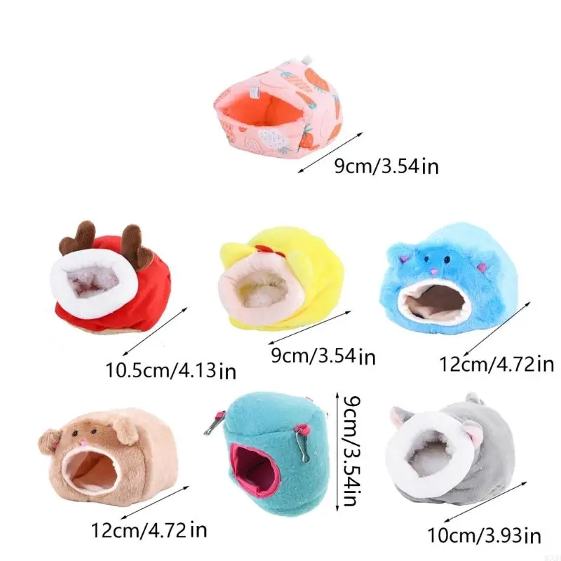 97QD GuineaPig House Hamster Cage Small Animal Nest Hedgehog Nest Hamster Houses and Hideouts ChinchillasRabbit Cage