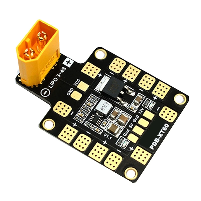 For Matek Systems PDB Power Distribution Board XT60 W/ BEC 5V 12V For QAV250 RC FPV Quadcopter Multicopter Drone