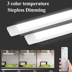 Remote Control LED Tube Lights Bar Dimmable LED Cabinet Lamp 110-265V Kitchen Closet Lamps For Home Bedroom Indoor Lighting Tube