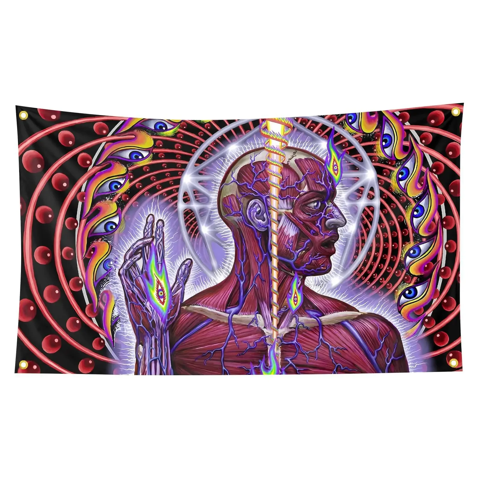 3x5 pés 90x150cm herramenta lateralus rock band decoração garagem bandeira barbeiro decoração ao ar livre tapeçaria bandeiras para quartos personalizados
