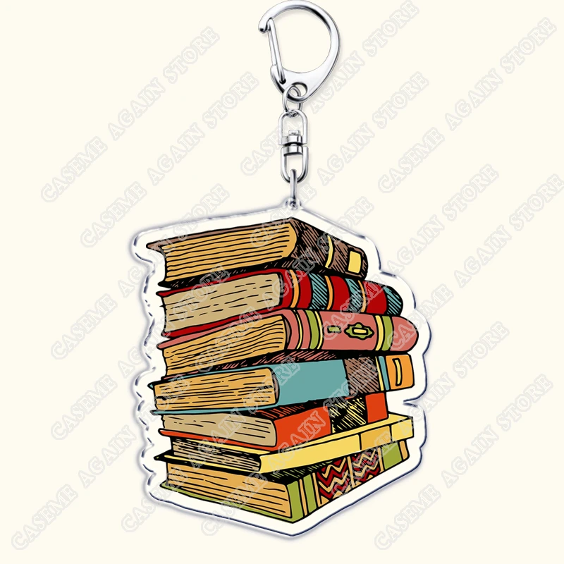 Porte-clés du monde de sorcier classique pour femmes, accessoires de créature magique, Yer A Wizard Turn To Page, cadeaux pour Fans et amis, 394