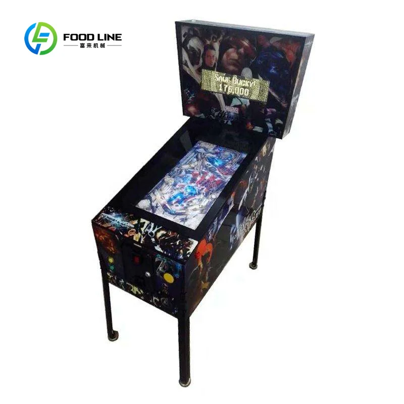 Customized High Quality Standing 5/6 Ball Classic Pinball Arcade Machine with LED Lights & Music for Children (1-2 Players)