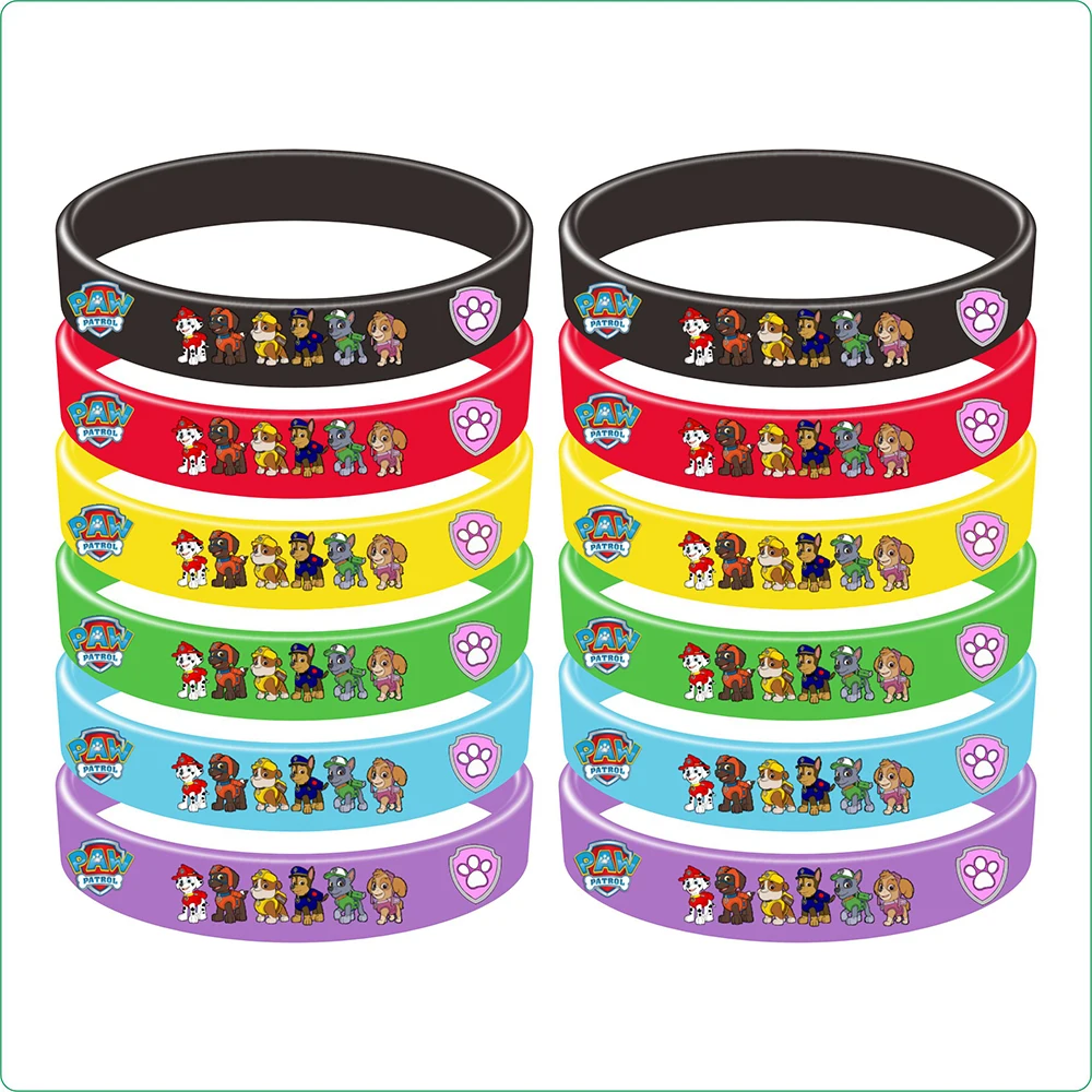 الكرتون باو باترول متعة هدايا حفلة عيد ميلاد هدايا الحفلات صفعة سوار ختم شارة ملصقات عيد الميلاد تخزين الحشو الديكور #3