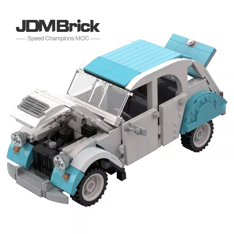 MOC-24284 Children's Car Building Block Combination DIY Small Particle Brick Toy Cool Sports Car Model Small Speed Racing Gift