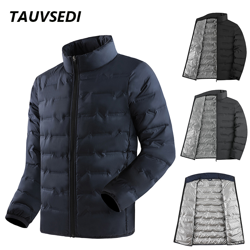  Men White Duck Down Jacket Warm Thick Stand Collar Windproof Puffer Jacket Mens Lightweight Coat Casual High Quality Jacket Male 
