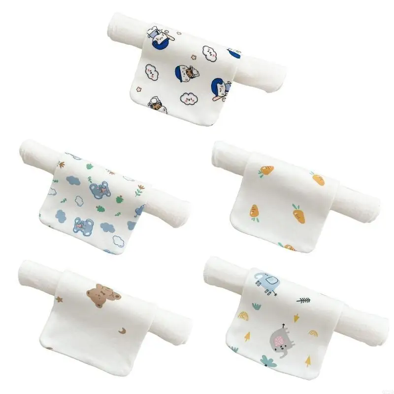 

Q22D Baby Sweat Towel Cotton Baby Sweat Absorbent Towel 4 Layers Breathable Cloth