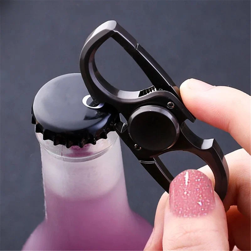 Keychain Bottle Opener Fidget Spinner Stress Relief Toys For Adults EDC Gadgets Brinquedos Para Alívio Do Estresse