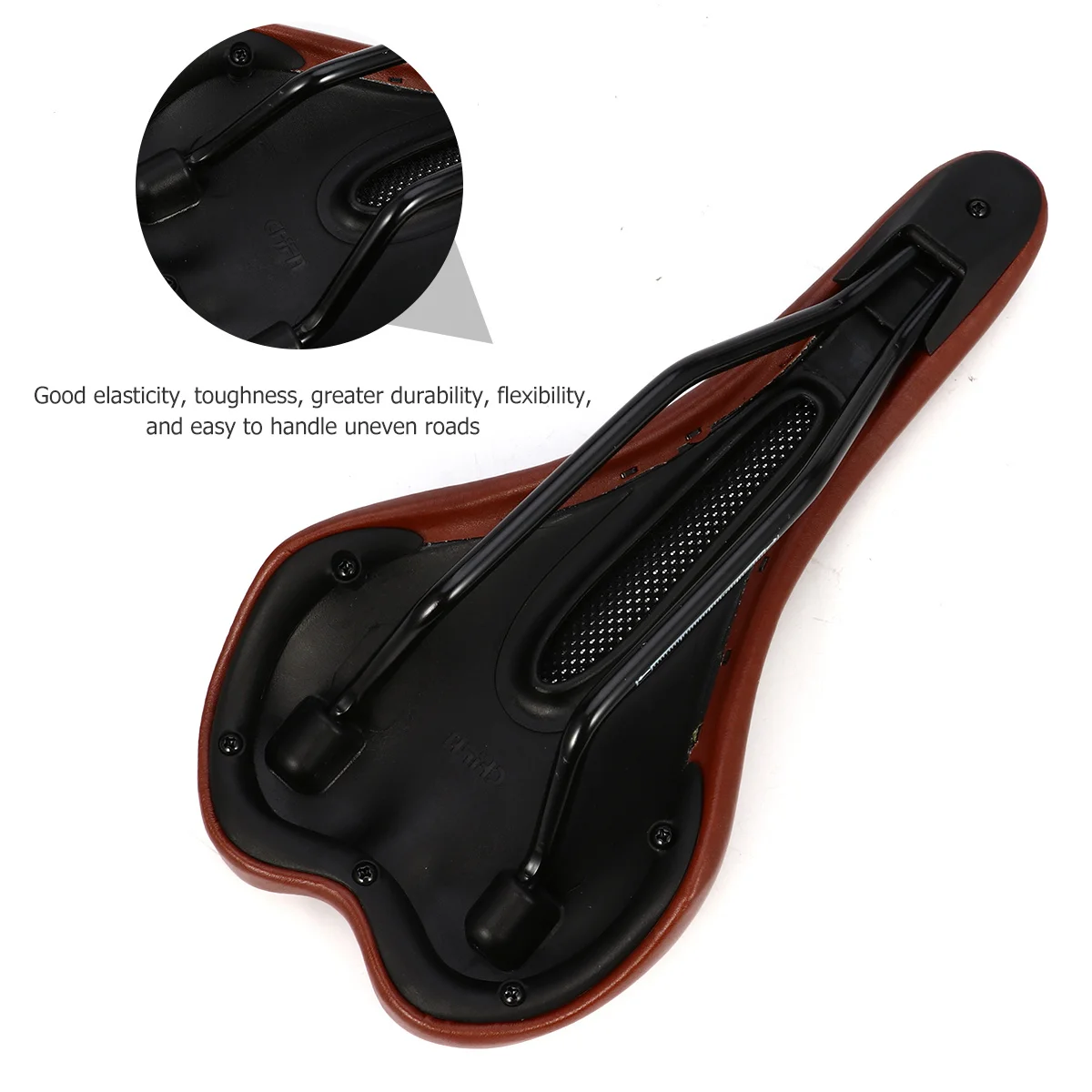 

PU Bike Seat Cover Cushion Carbon Pattern Saddle Cover Comfortable for Mountain Road Bikes Bike Seat Cushion