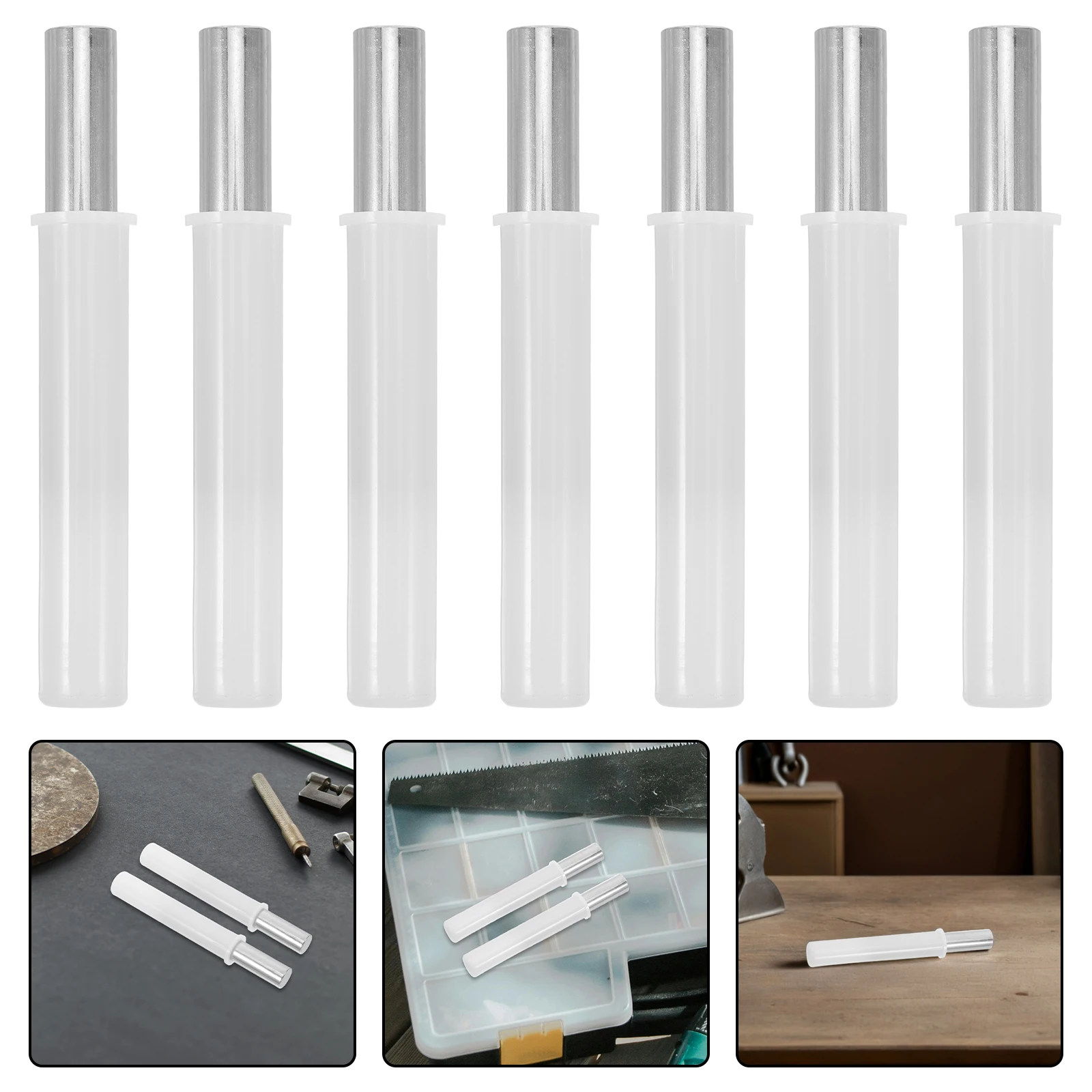 

10 Pcs Hydraulic Dropper Garbage Can Slow Closing Accessories Trash Damper Soft Close Cabinet Lid Wastebasket Replacement