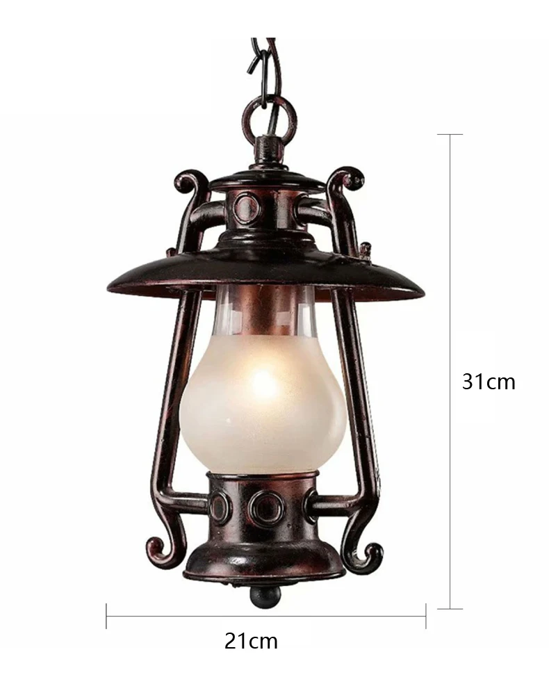 Antique Kerosene Wall Lamp European Style Outdoor Cast Aluminum Waterproof Sconce Light Balcony Aisles Villa Gate Courtyard Lamp image 5