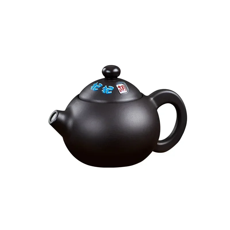 Rotating Decompression Creative Teapot Lighter Windproof Deep Blue Straight Flame Turbine Torch Lighter Small Portable Accessory