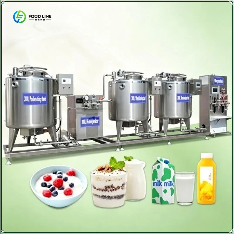 Máquina para Hacer Yogur a Pequeña Escala, Proceso UHT para Yogur Griego de Coco, Línea de Producción de Leche en Polvo, Precio Personalizado FL