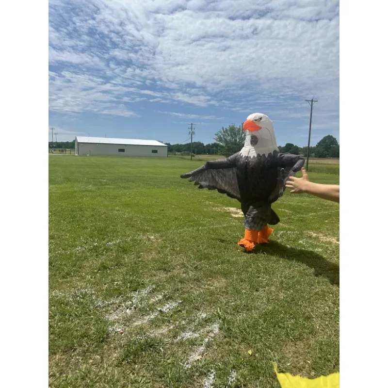 

25COSНадувной костюм талисмана орла для взрослых, надувной костюм орла, забавный костюм на Хэллоуин, тема животного, вечерние костюмы для косплея