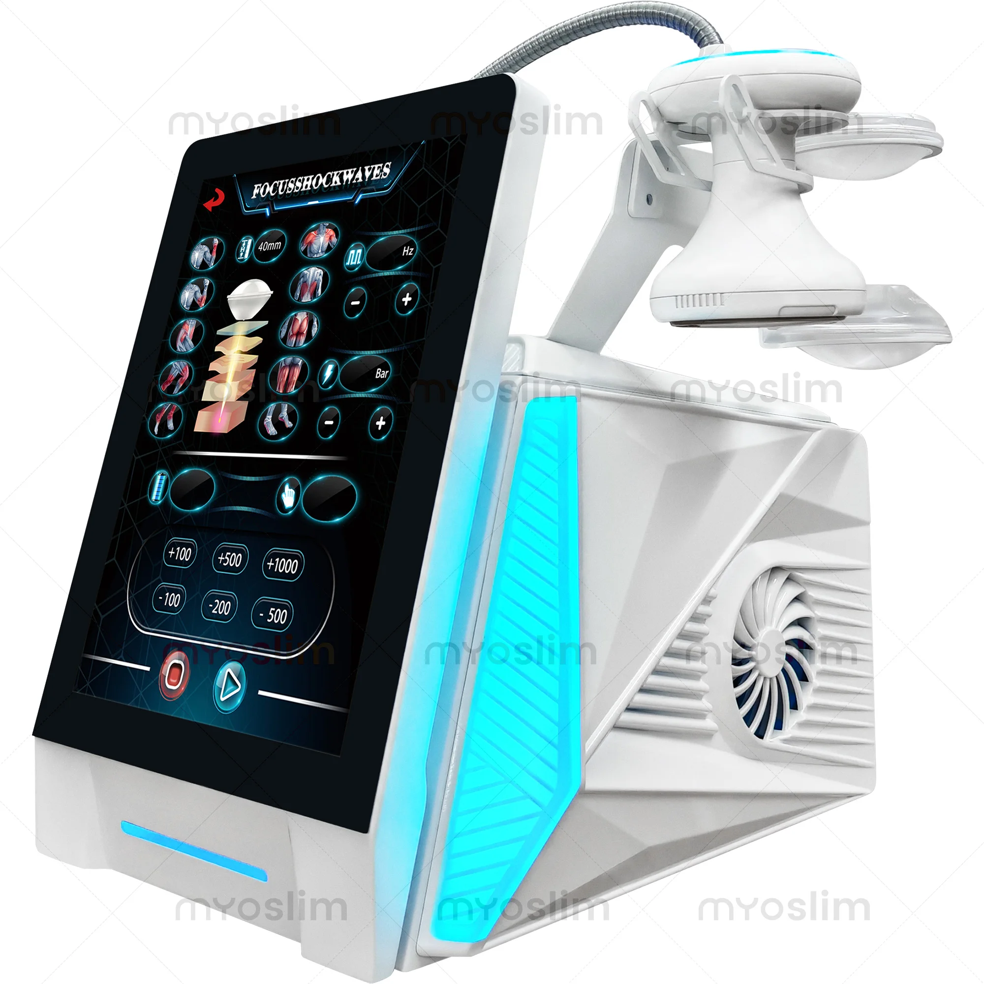 High Quality New Eswt Focus Shock Wave Therapy Machine Targeted Joint Shockwave for Pain Relief Physical Therapy