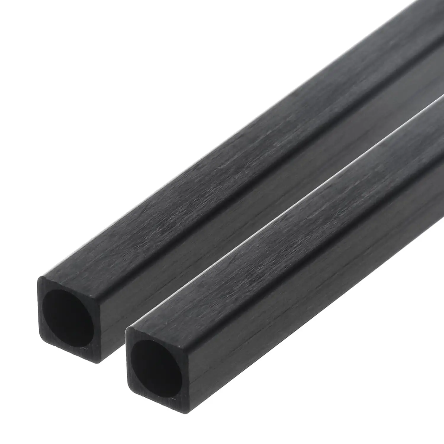 1-2-3-6 Stück Kohlefaser-Vierkantrohr Länge x 500mm Außendurchmesser 2mm 3mm 4mm 5mm 6mm 8mm 10mm Pultrudiertes Kohlefaserrohr – Detail 2