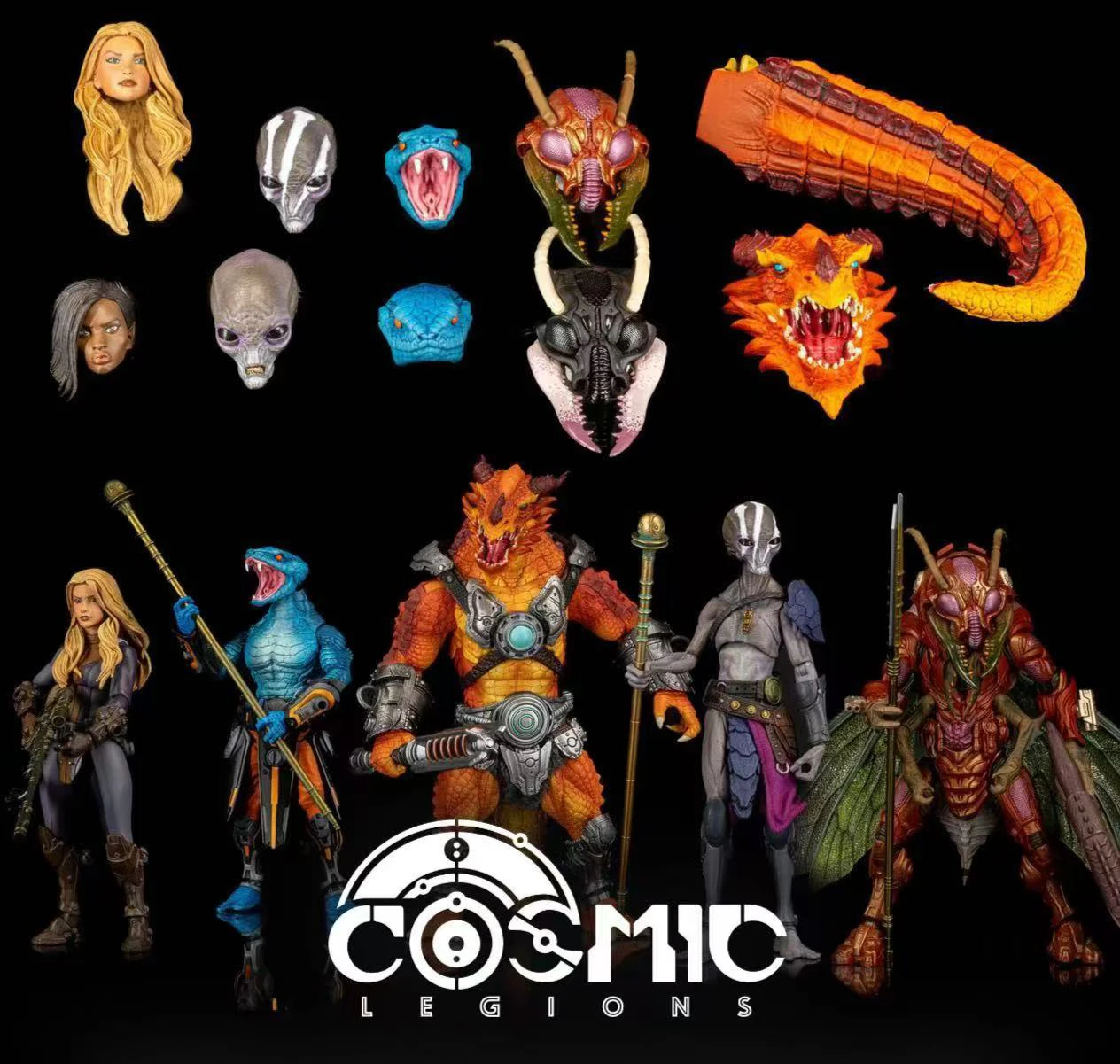 【 In Stock 】 Four Knights Mythical Legion Universe Legion Head Carving Bag Only Head Carving Accessories Not Including Dolls