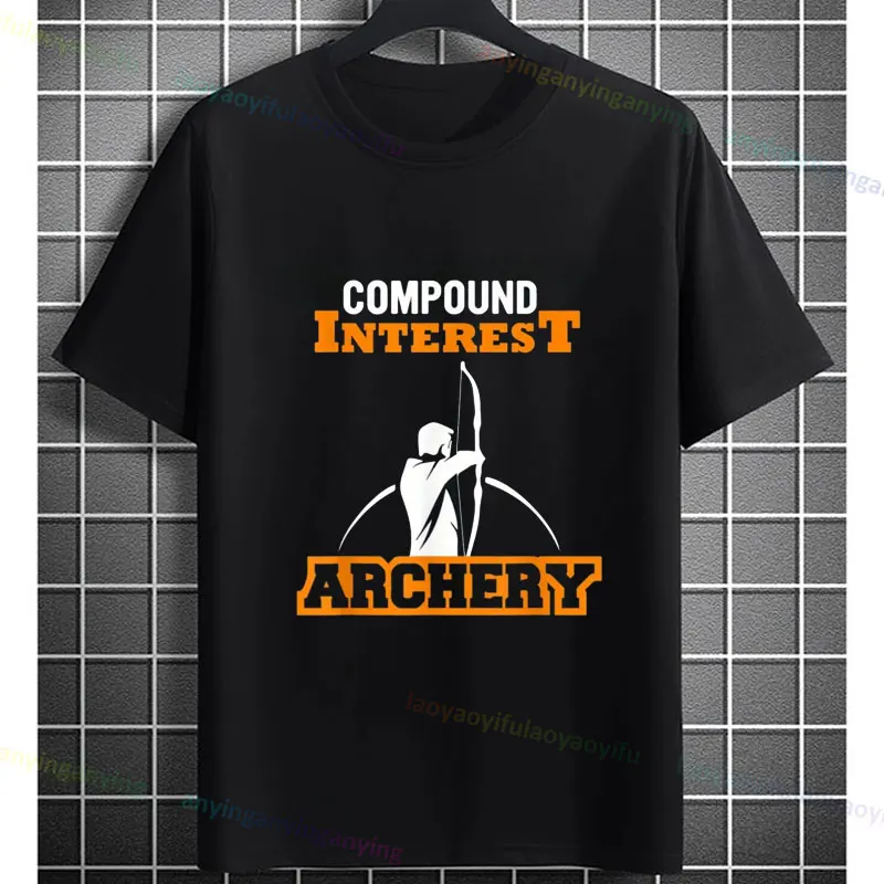 Try To Follow The Instructions of Archery Coach T-Shirt with Archery Hunting Archers Pure Cotto Casual Short-sleev O-neck Tee