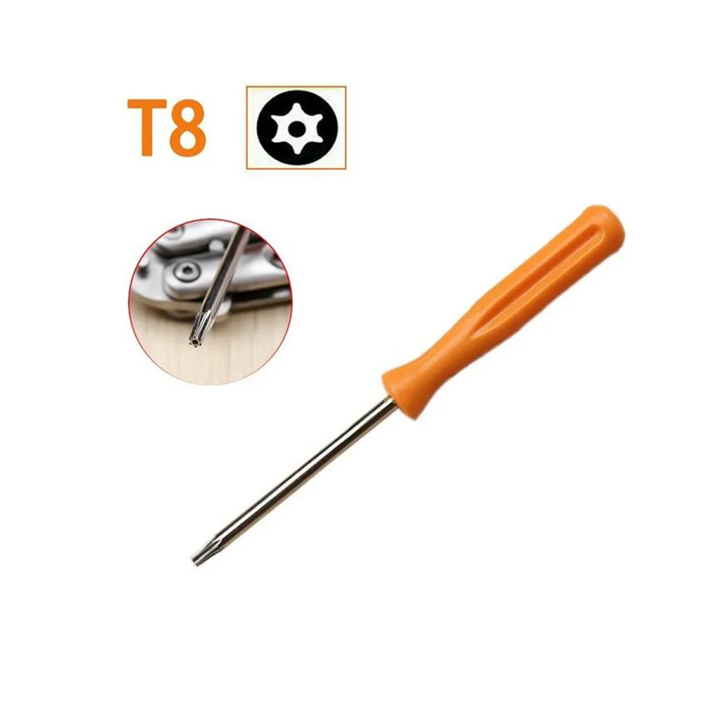 

T8 Torx, 3.9" Heavy Duty Metal Torx T8 Screwdriver for Repair of Macbook, HDD, PS3, PS4, Xbox one and Xbox 360 Controllers