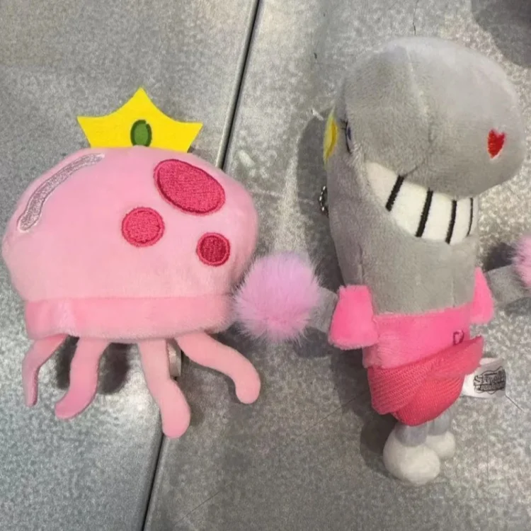 Original X11 SpongeBob Schwammkopf Bikini Bottom Tagesausflug Überraschungsbox Niedlicher Plüsch-Schlüsselanhänger Taschenanhänger Anime-Figur Sammlerstück Geschenk – Detail 10