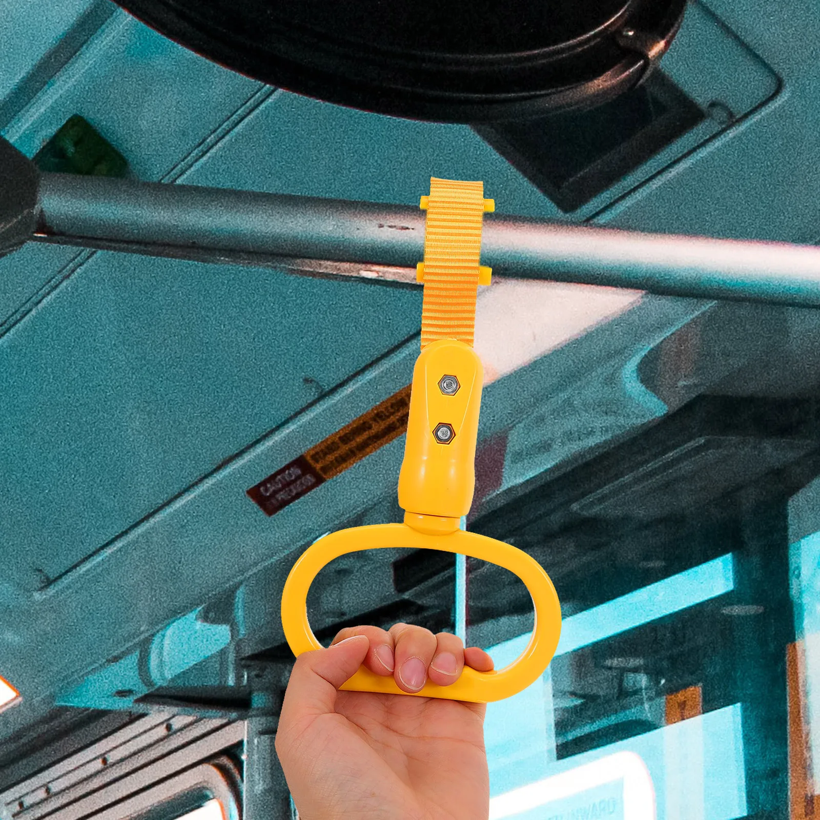 

Heavy Duty Bus Handle Ring for Car and Subway Sturdy Assist Grip Reliable Hand Strap for Vehicle Safety Support Convenient