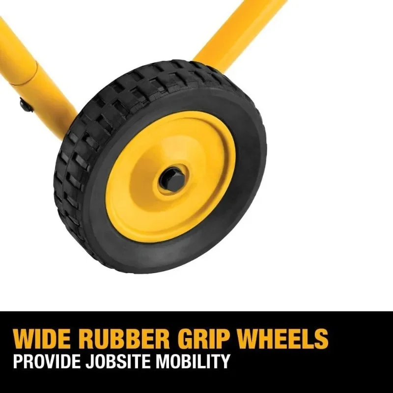 Miter Saw Stand With Wheels (DWX726), Yellow image 3