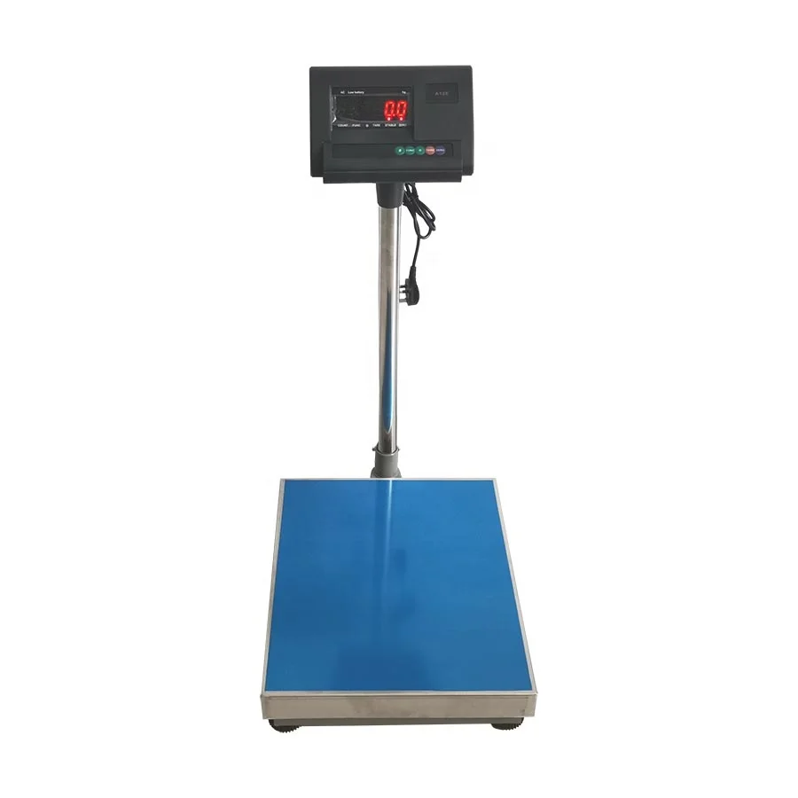 

Iron Electronic Weighing Balance LCD Screen Bench Scale 600kg Digital Platform Weighing Scale