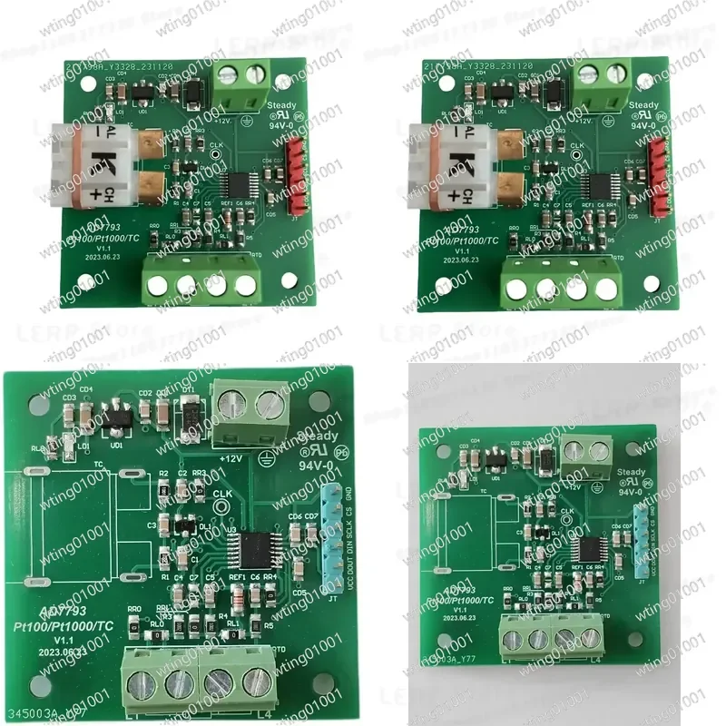 for AD7793 Accurate K Type Thermocouple and PT100 PT1000 Sensor Module Support 2 3 4 Wire Configuration Industrial Temp
