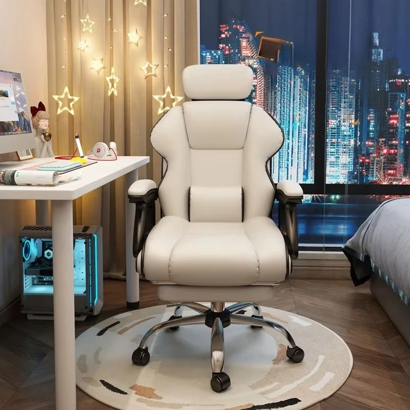 Comfortable leather chair Liftable electronic sports home office chair Anchor chair