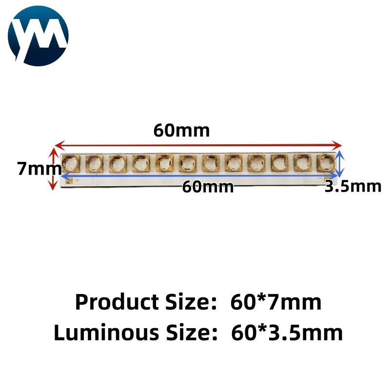 luz uv para impressao a tinta de resina lampada de cura 36w 365nm 370nm 380nm 385nm 395nm 400nm 405nm 01