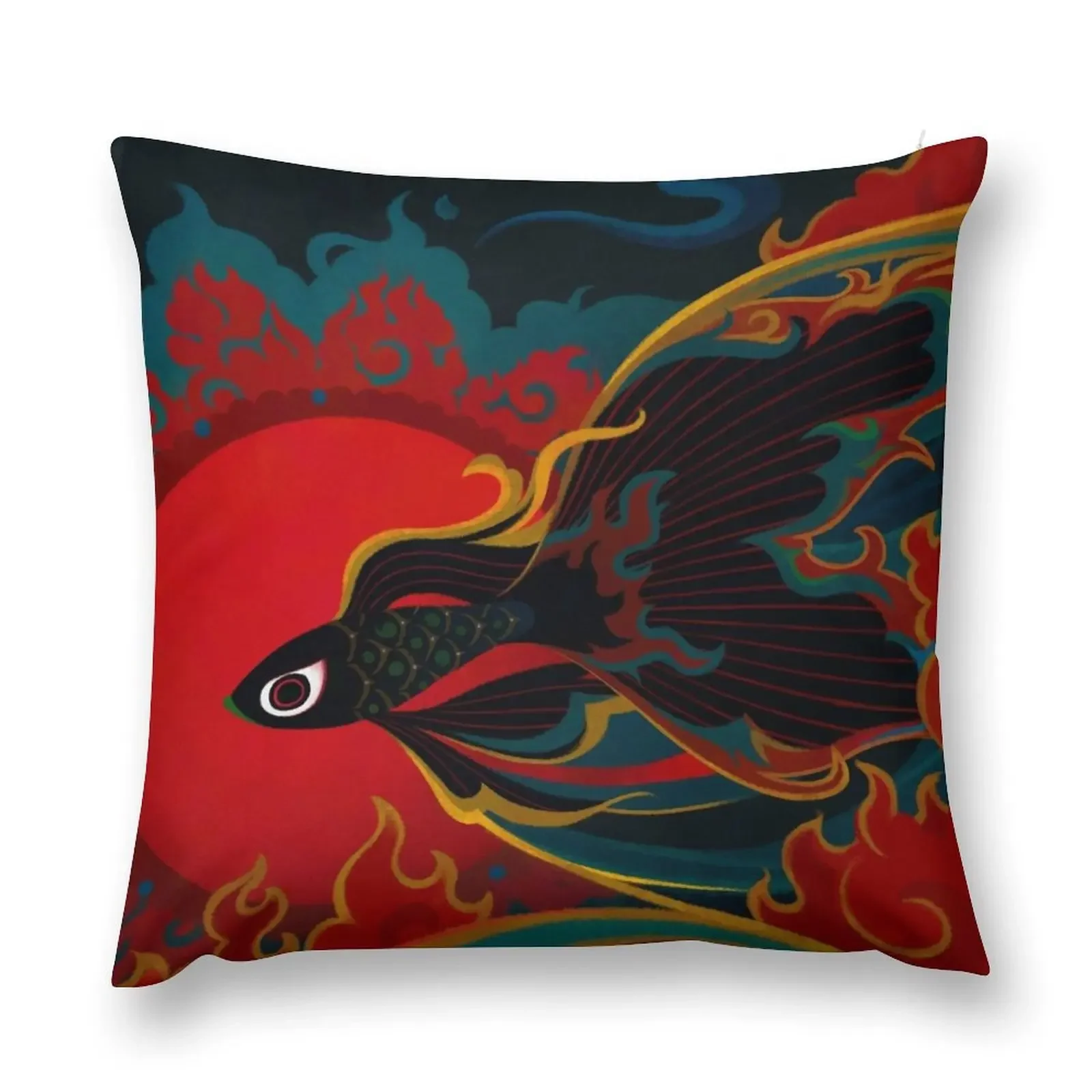 

Fire fish Throw Pillow Christmas Pillows Pillowcase Cushion Covers For Living Room Cusions Cover pillow