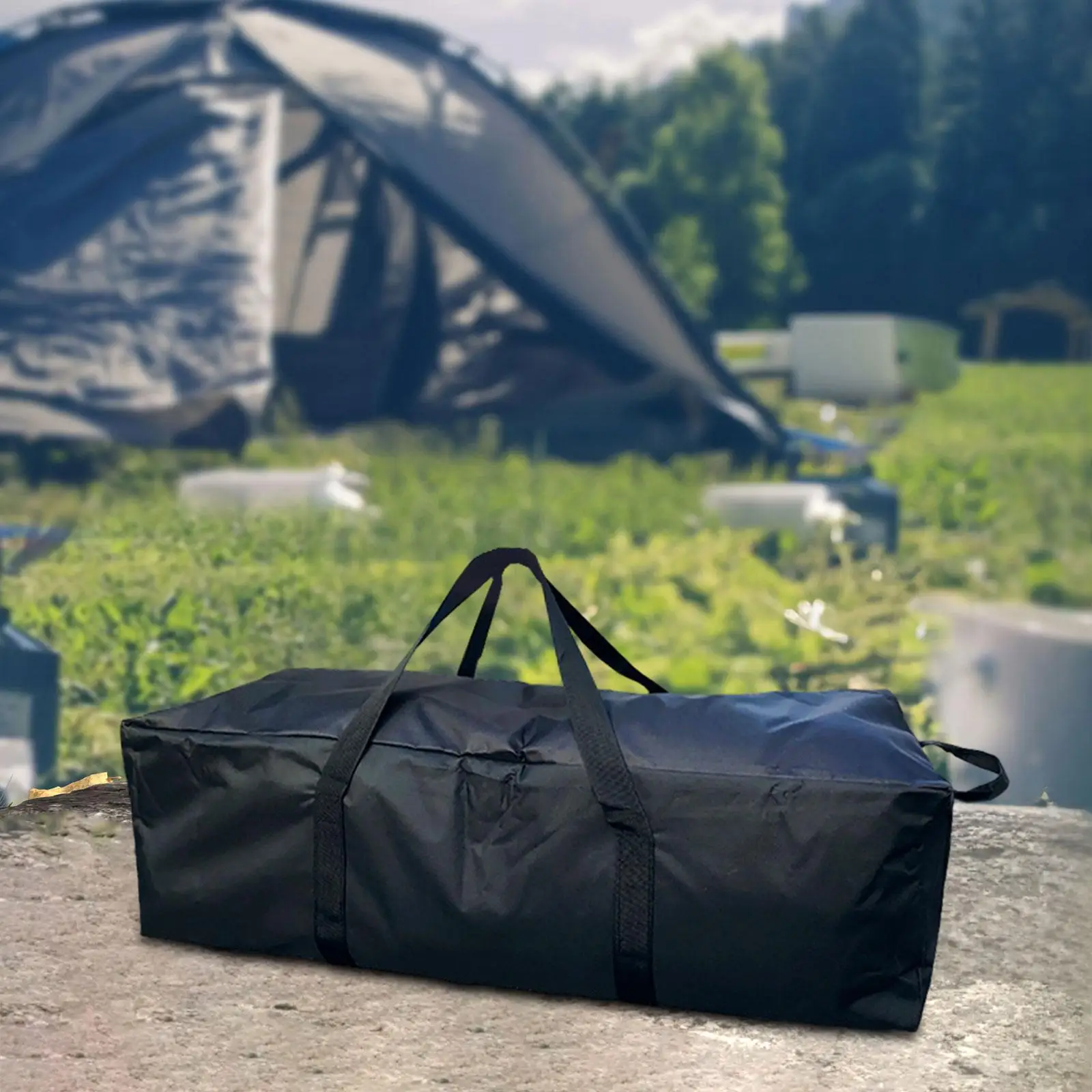 

Camping Storage Bag Sports Equipment Bag Portable Zipper Travel Bag Sports