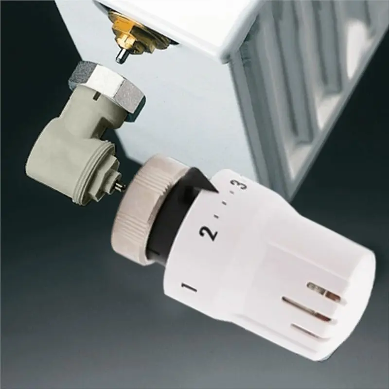 SHGO Radiator Thermostat Head Angle Connection Adapter M30 X 1.5 for Easy Retrofitting Heating Systems