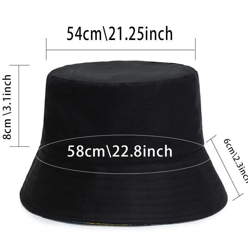 Berretto da sole estivo a prova di UV da donna nuovi berretti da pescatore a doppia faccia da uomo cappelli da pesca Casual da spiaggia stampa selvaggia Fashion Trend Street Hat