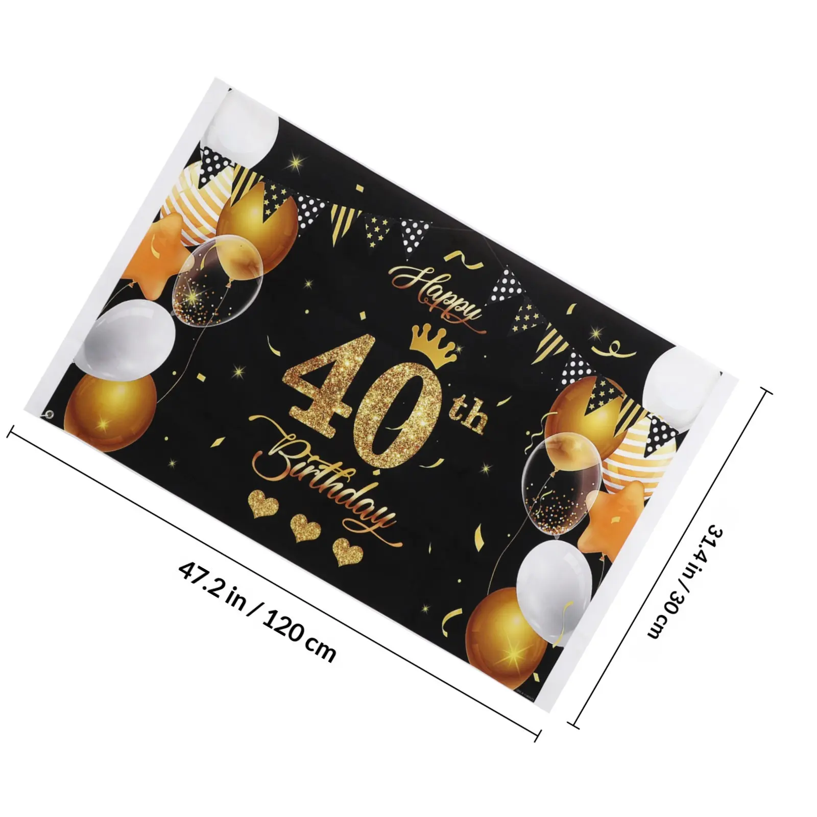 1Pcs Birthday Background Cloth Durable 3D Printing High Saturation Photo Backdrop Party Decoration Photography Prop