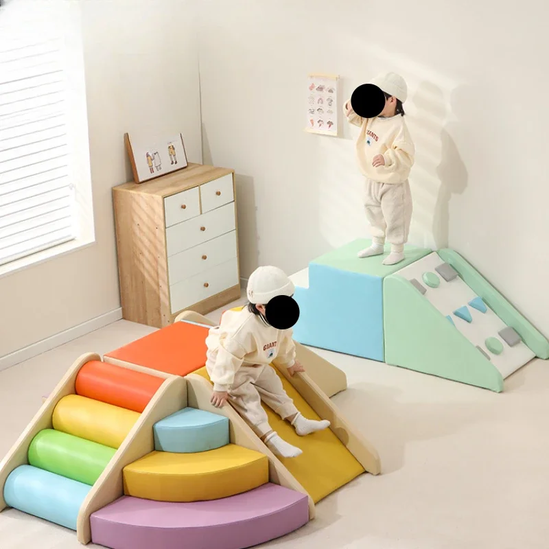 Household Indoor Infant Soft Package Toy Combination Corner Climbing Slide Infant Early Education