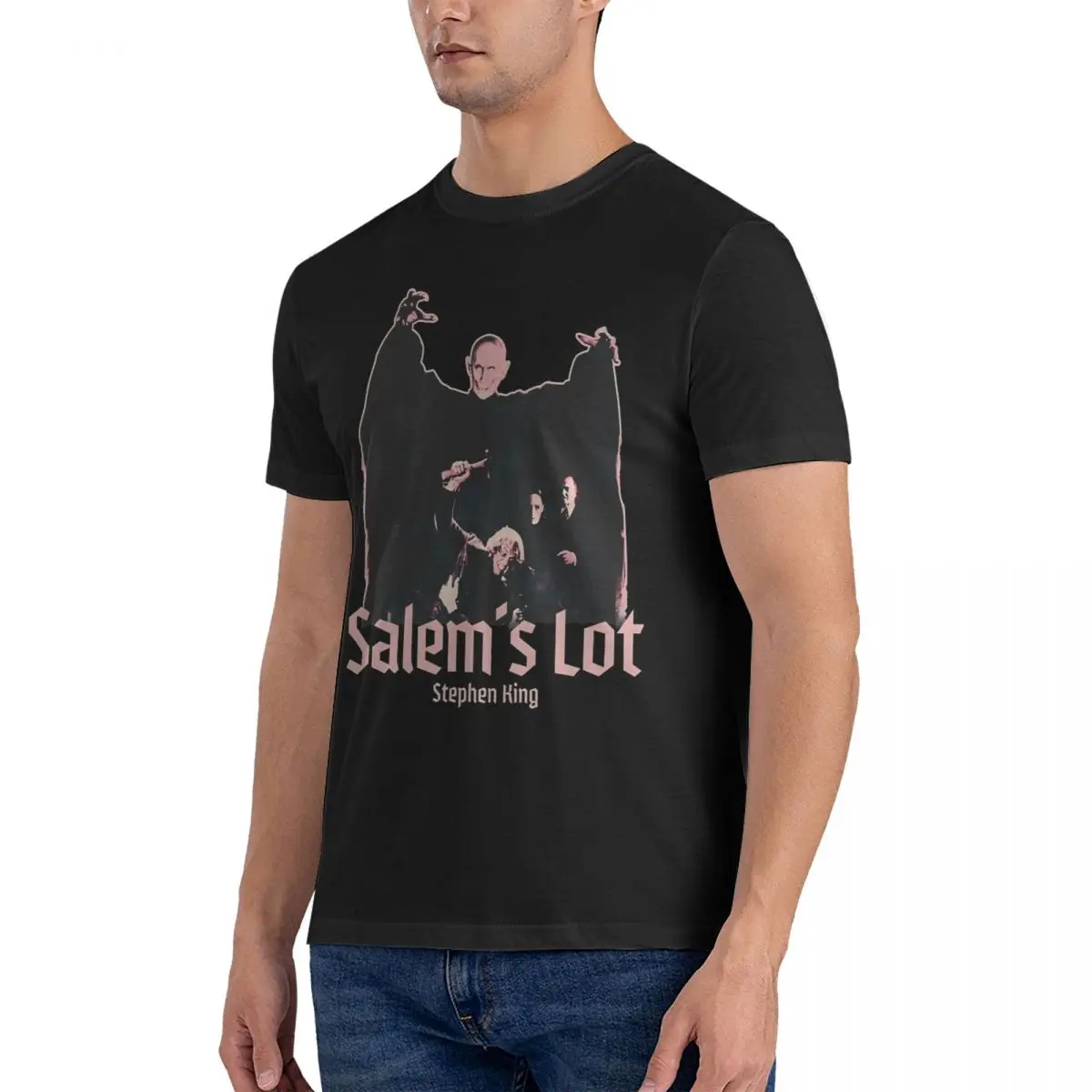 Men Salems Lot Kurt Barlow T Shirts Salems Lot Cotton Tops Novelty Short Sleeve Crewneck Tees Gift Idea T-Shirts