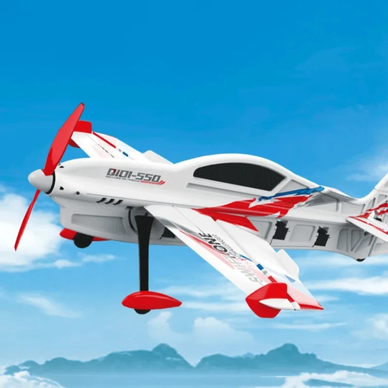 New Remote Control Aircraft Qidi-550 Six-Channel Aerobatic Indoor And Outdoor Fixed Wing Foam Brushless Motor One Click Glider