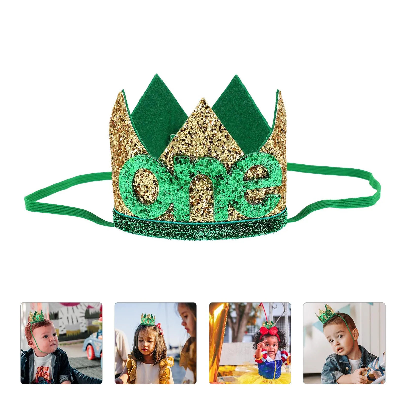 

1st Birthday Crown Decorative Hair Band Accessories Headband Headbands