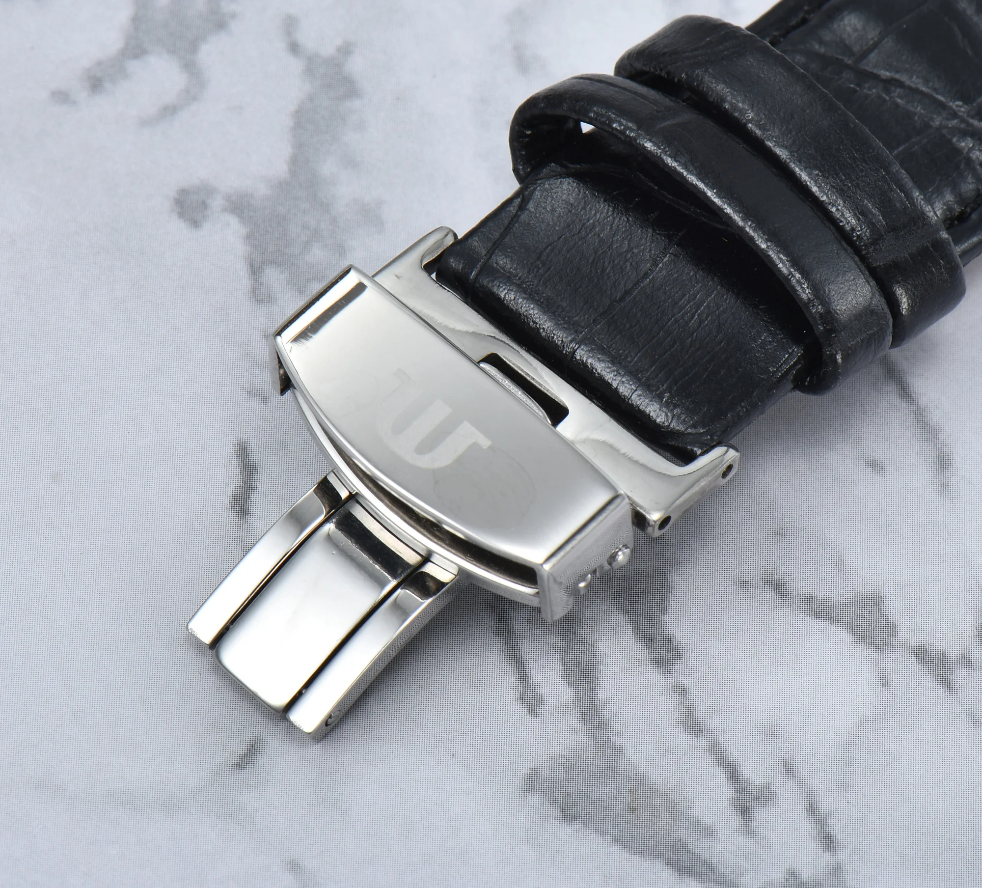 2025 ساعة IAL الكبيرة متعددة الوظائف للسلع الفاخرة الكلاسيكية En مع علبة فولاذية وحزام جلدي