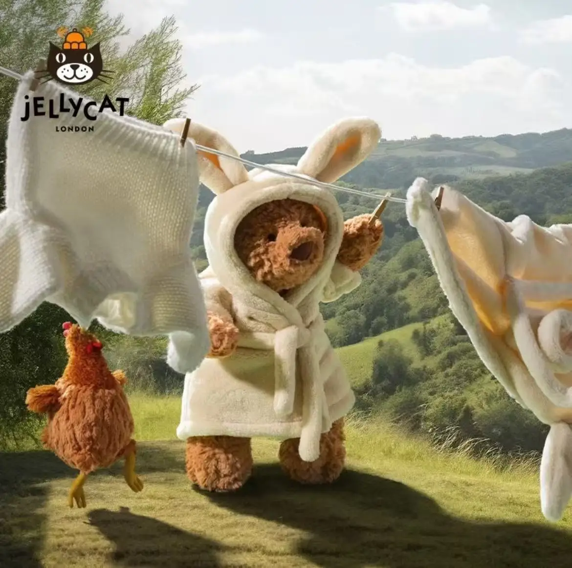 Schattig aubergine beer knuffel uit Bartholomew serie superzacht knuffeldier perfect cadeau voor baby kinderen verjaardag nieuwjaar