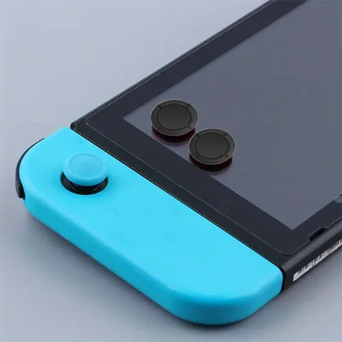 Imagen 2 del producto Joycon Tapas de agarre para pulgar para interruptor OLED/Lite, cubierta de palanca analógica antideslizante 3D, juego de kit de reparación de repuesto