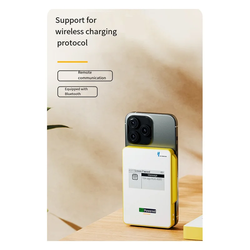 Meshtastic Heltec-Meshpocket للهاتف Qi2 5000Mah بنك الطاقة المغناطيسي مع شاشة الحبر الإلكتروني PD شحن سريع B-POS