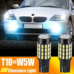 2x High Power T10 194 920 912 921 168 LED Canbus Extreme Bright 54 SMD 3014 Chip Bulbs Car Parking Backup Reverse Wide Lights
