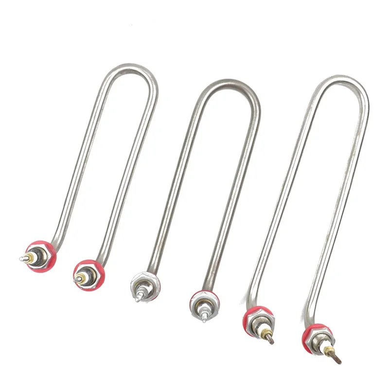 SUS304 220v U Type Immersion Heater Tube Electric Tubular Heater Heating Element 1.5KW/2KW/3KW